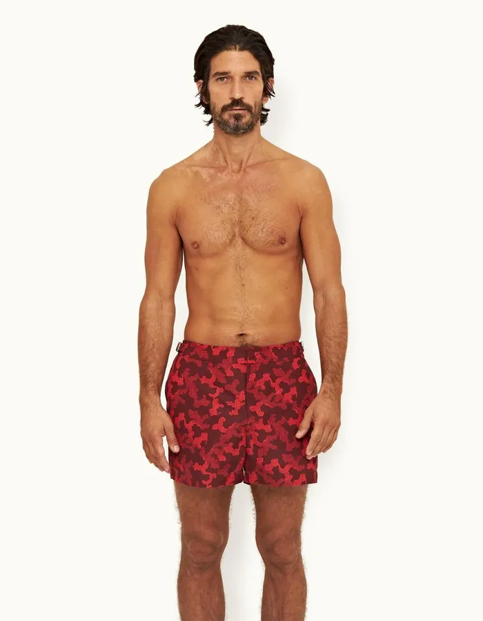 Men Orlebar Brown Swim Shorts Setter Vermillion