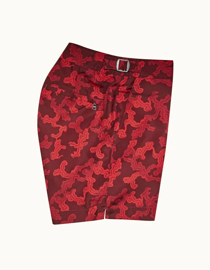 Men Orlebar Brown Swim Shorts Setter Vermillion