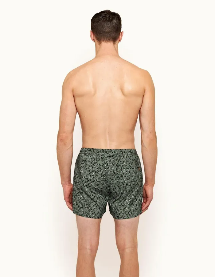 Men Orlebar Brown Swim Shorts Setter X Blackracing Green