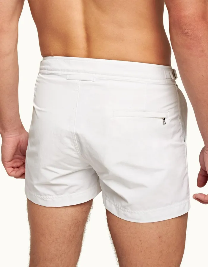 Men Orlebar Brown Swim Shorts Springer White
