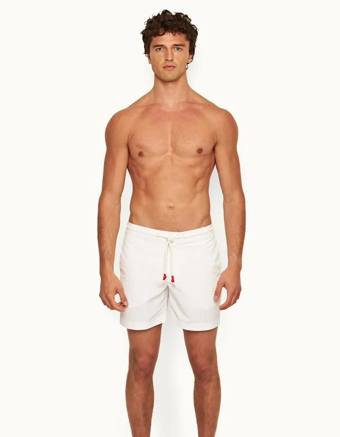 Men Orlebar Brown Swim Shorts Standard Bonded White
