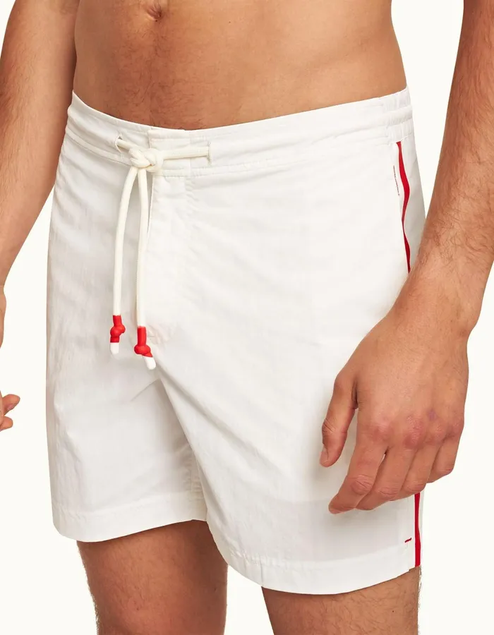 Men Orlebar Brown Swim Shorts Standard Bonded White
