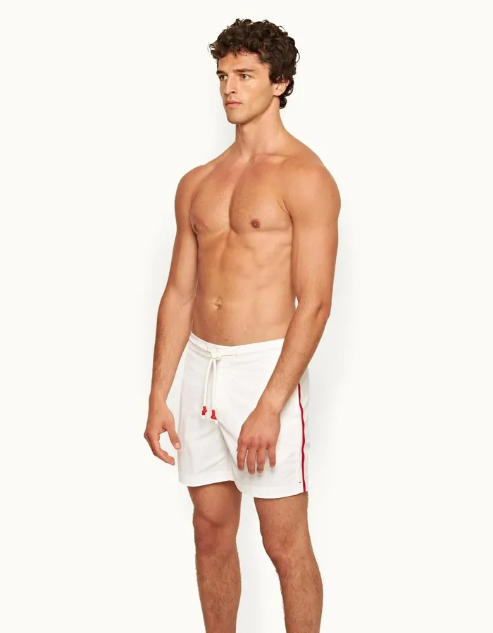 Men Orlebar Brown Swim Shorts Standard Bonded White