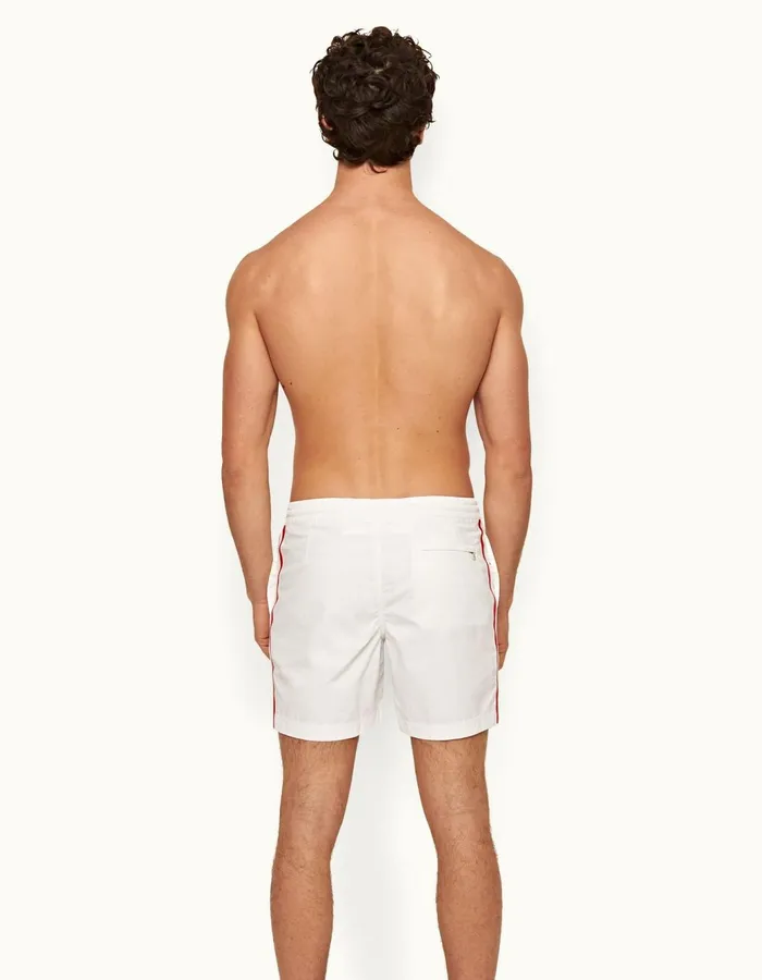 Men Orlebar Brown Swim Shorts Standard Bonded White