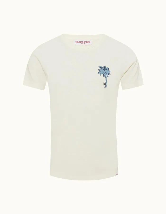 Men Orlebar Brown TShirts Ob Classic Tee Cashew
