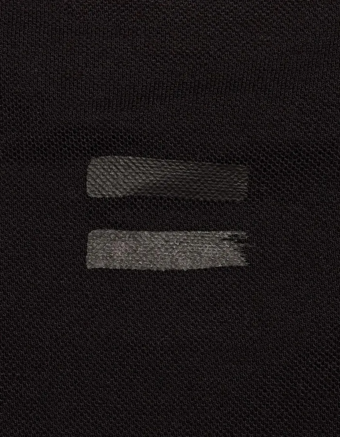 Men Orlebar Brown TShirts Ob Classic Tee Ice Wool Black