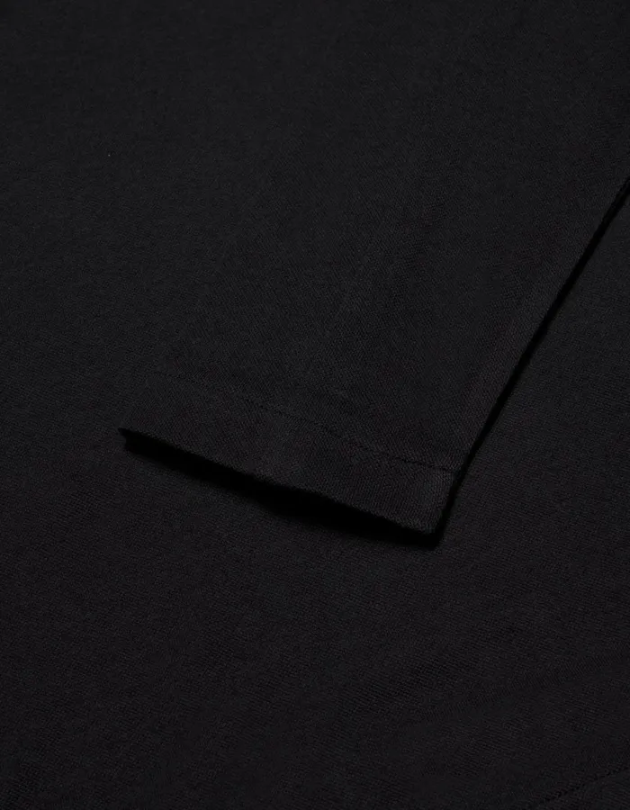 Men Orlebar Brown TShirts Ob Classic Tee Ice Wool Black