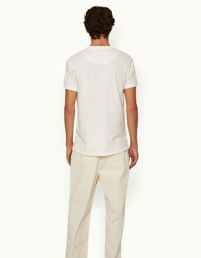 Men Orlebar Brown TShirts Ob Classic Tee Sea Mist