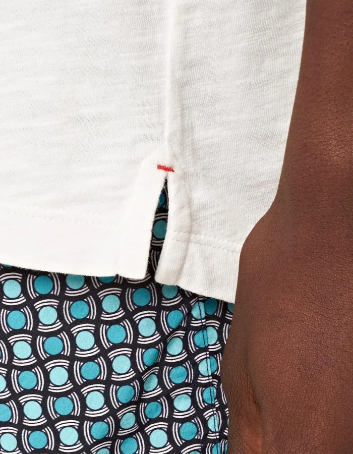 Men Orlebar Brown TShirts Ob Classic White