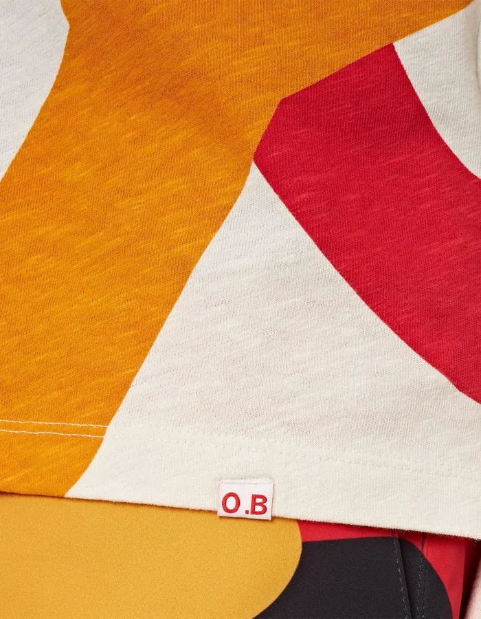 Men Orlebar Brown TShirts Ob Classic White Sand