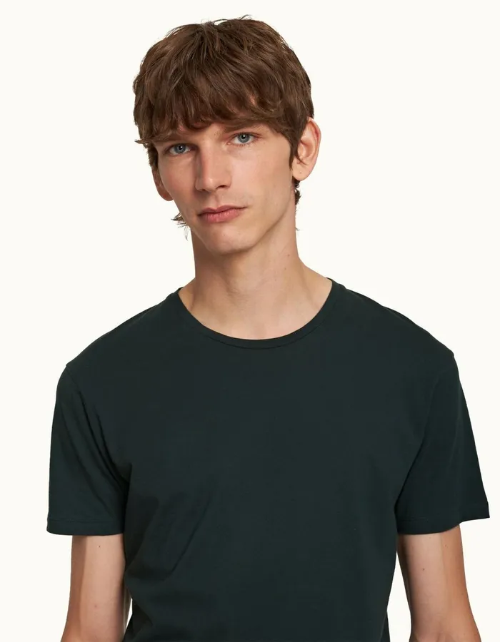 Men Orlebar Brown TShirts ObT Dark Sherwood