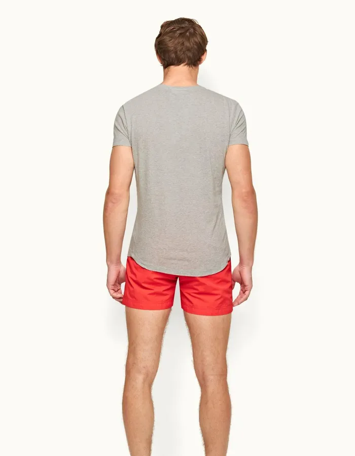 Men Orlebar Brown TShirts ObT Mid Grey Melange