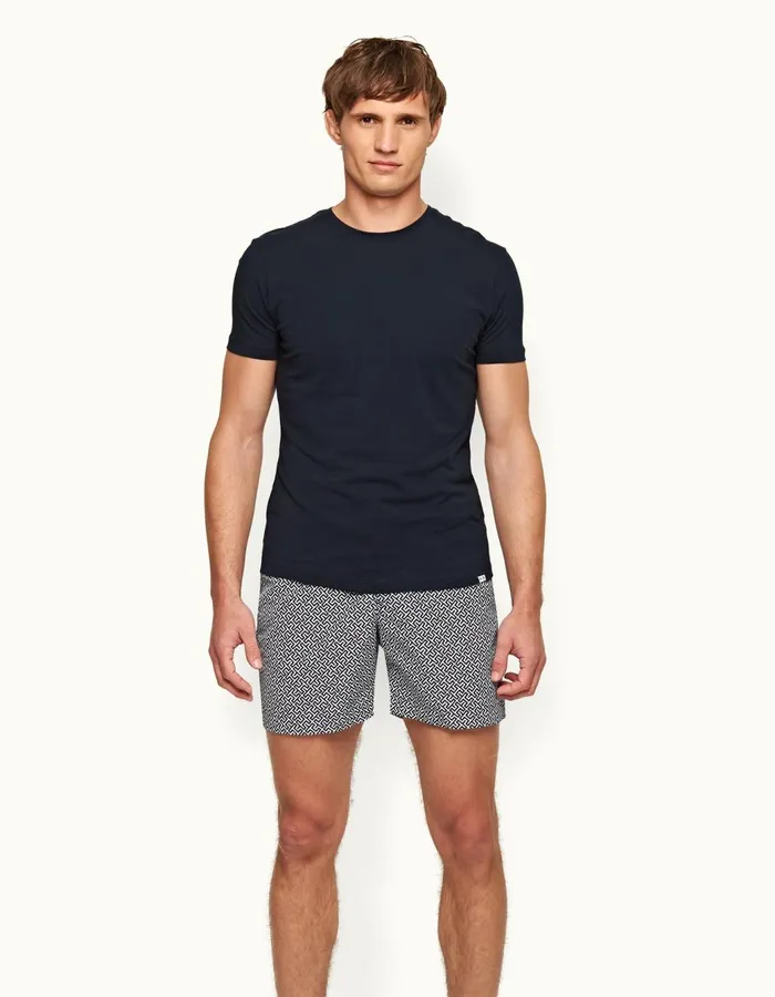 Men Orlebar Brown TShirts ObT Navy
