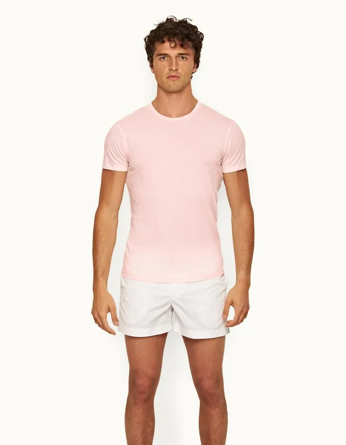 Men Orlebar Brown TShirts ObT Rose