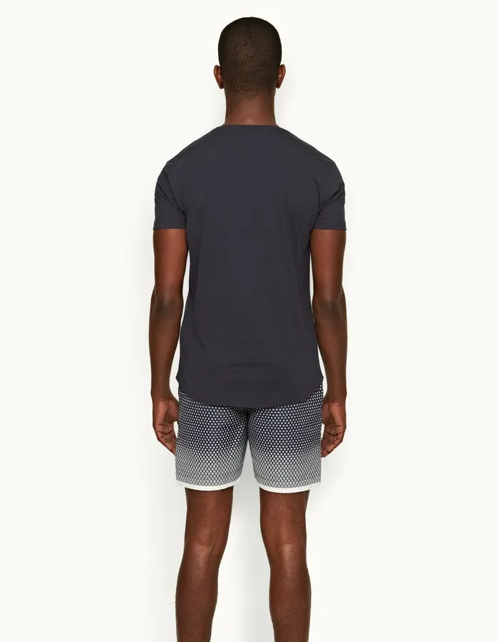 Men Orlebar Brown TShirts ObT Silk Night Iris