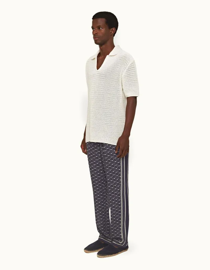 Men Orlebar Brown Trousers Alfred Dark Sapphiresea Mist