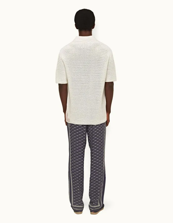 Men Orlebar Brown Trousers Alfred Dark Sapphiresea Mist