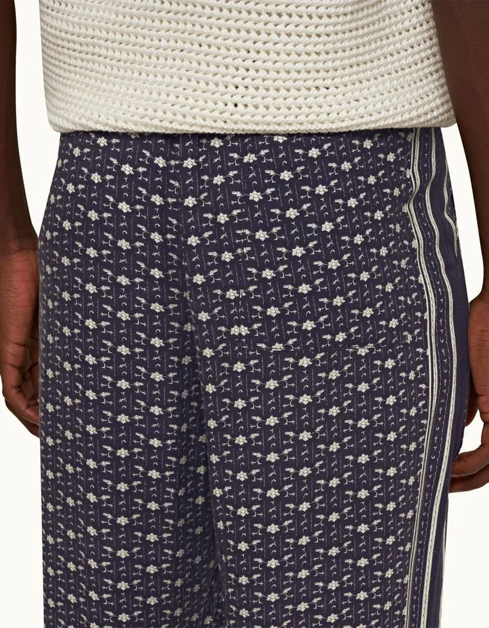 Men Orlebar Brown Trousers Alfred Dark Sapphiresea Mist