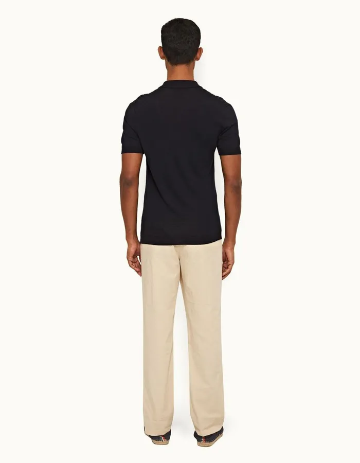 Men Orlebar Brown Trousers Beckworth Pleated Pebble