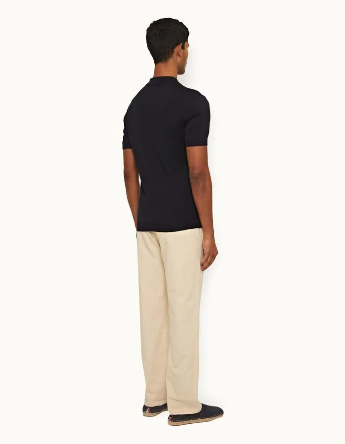 Men Orlebar Brown Trousers Beckworth Pleated Pebble