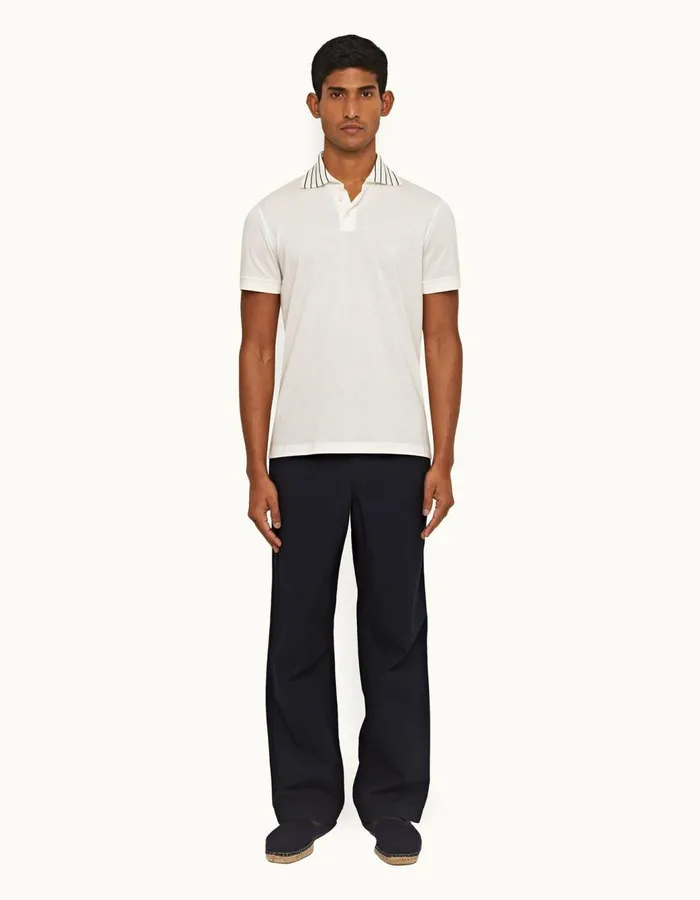 Men Orlebar Brown Trousers Cantwell Night Iris
