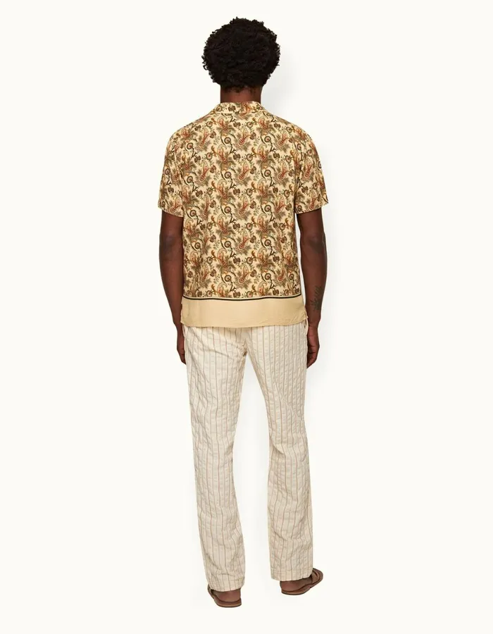 Men Orlebar Brown Trousers Cantwell White Sand