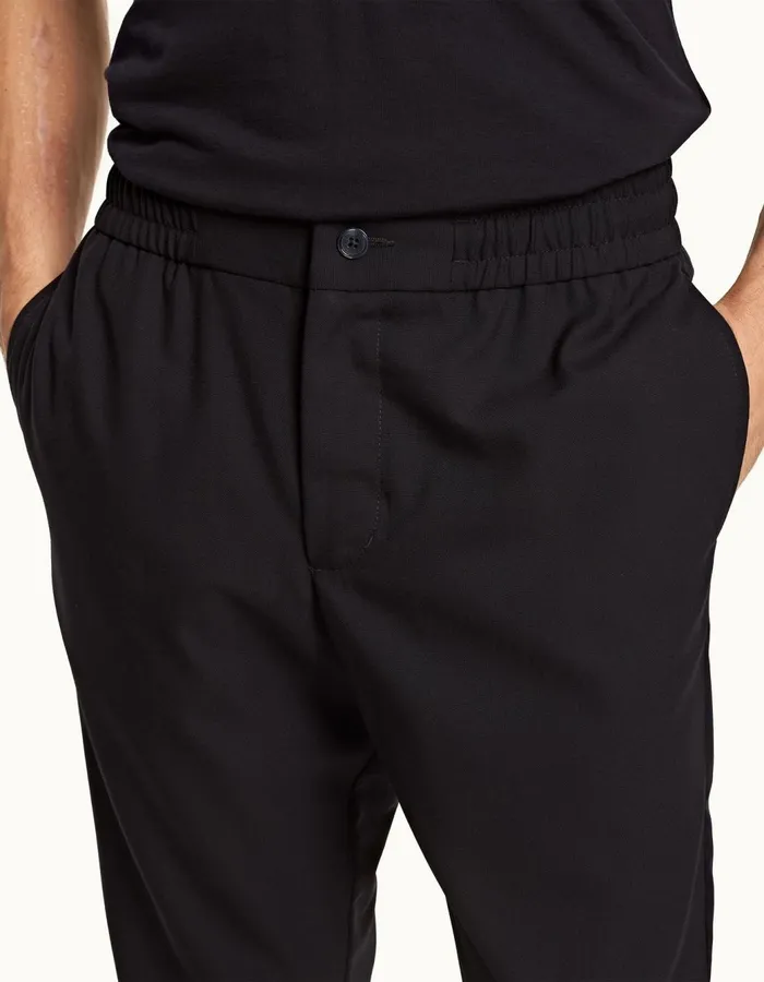 Men Orlebar Brown Trousers Cornell Merino Night Iris