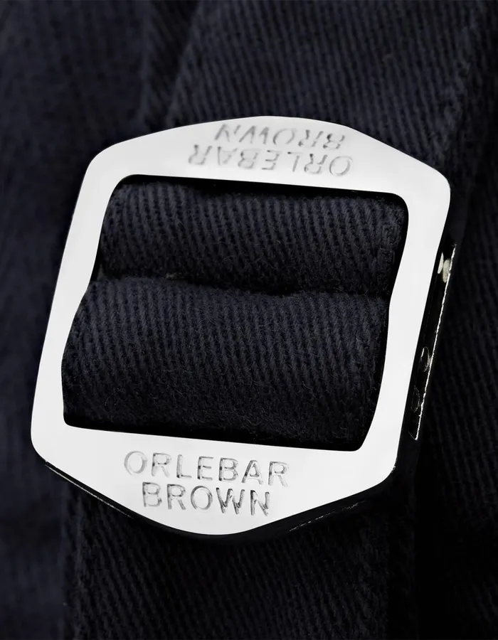 Men Orlebar Brown Trousers Fallon Stretch Dark Navy