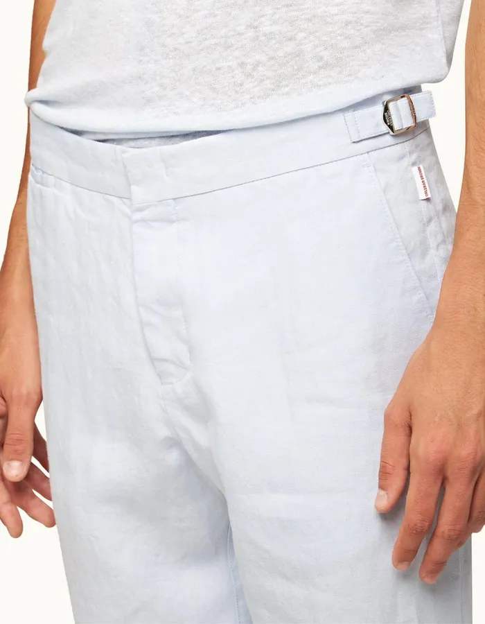 Men Orlebar Brown Trousers Griffon Linen Hush