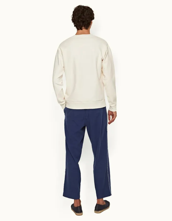 Men Orlebar Brown Trousers Sonoran Lagoon Blue
