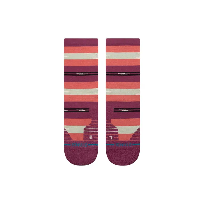 Men Performance Crew Socks Mid Maven 8211 Purple Stance Crew