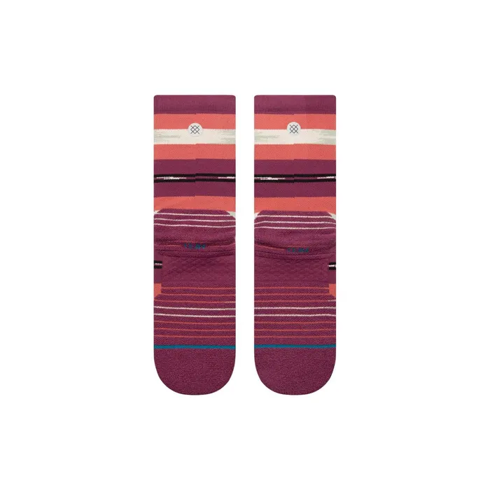 Men Performance Crew Socks Mid Maven 8211 Purple Stance Crew
