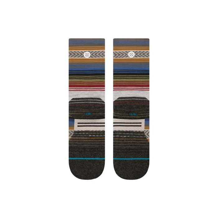 Men Performance Wool Hiking Socks Light Wool 8211 Blackred Stance Crew