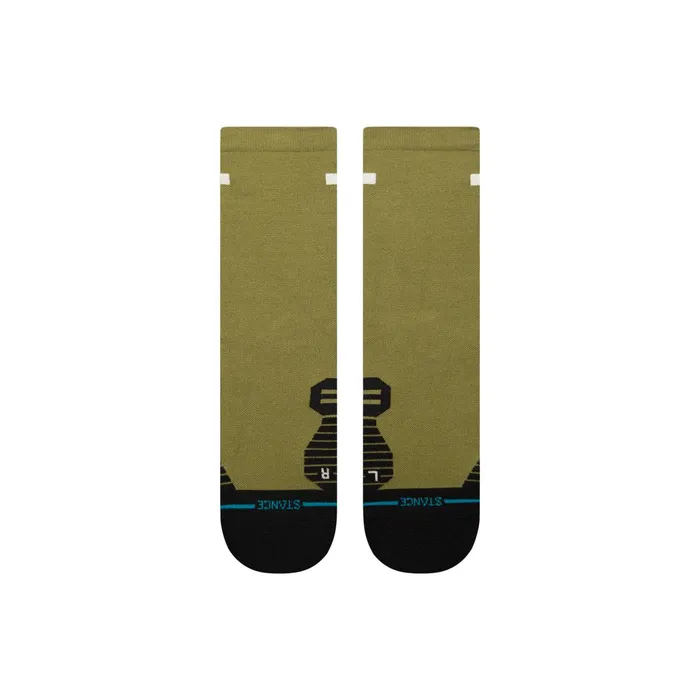 Men Performance Wool Hiking Socks Lonely Canyon 8211 Green Stance Crew