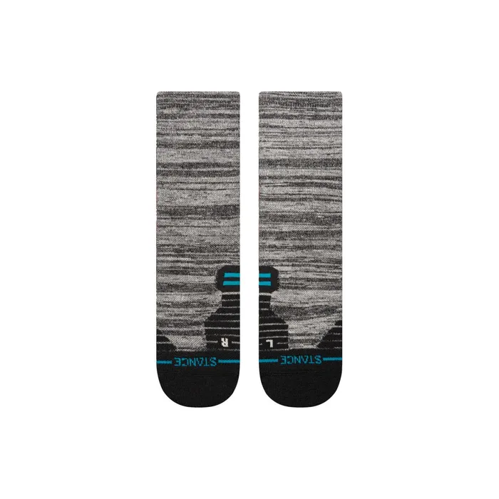 Men Performance Wool Hiking Socks Mid Wool 8211 Black Stance Crew
