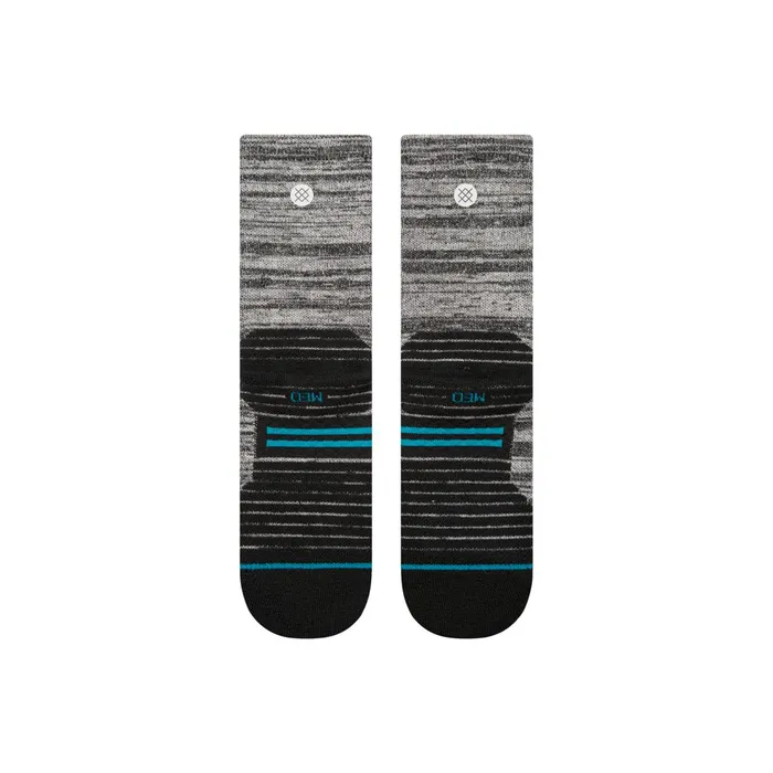 Men Performance Wool Hiking Socks Mid Wool 8211 Black Stance Crew