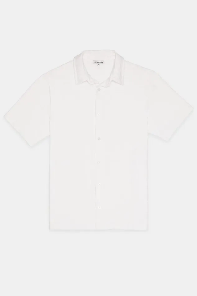 Men Presley Short Sleeve Buttondown White COTTON CITIZEN Shirts Men Presley Short Sleeve Buttondown White COTTON CITIZEN Shirts