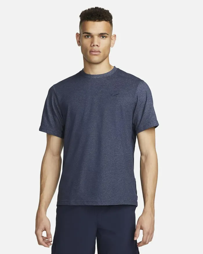 Men Primary Obsidian Heatherheatherobsidian Nike Tops And TShirts