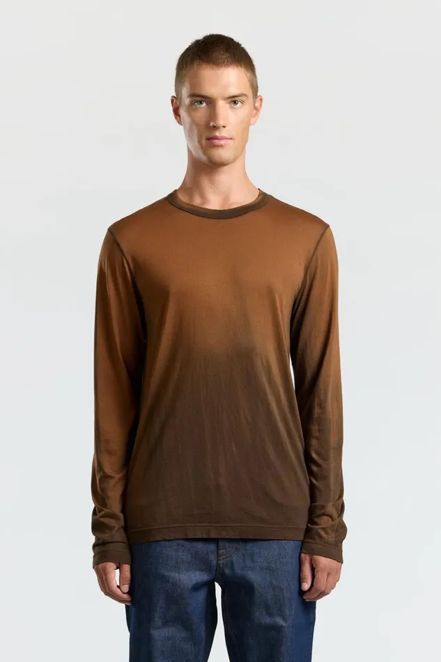 Men Prince Long Sleeve Shirt Chestnut Cast COTTON CITIZEN Shirts