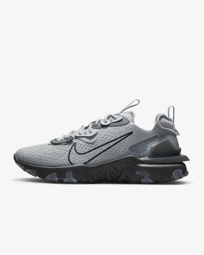 Men React Vision Wolf Greyiron Greyblack Nike Lifestyle