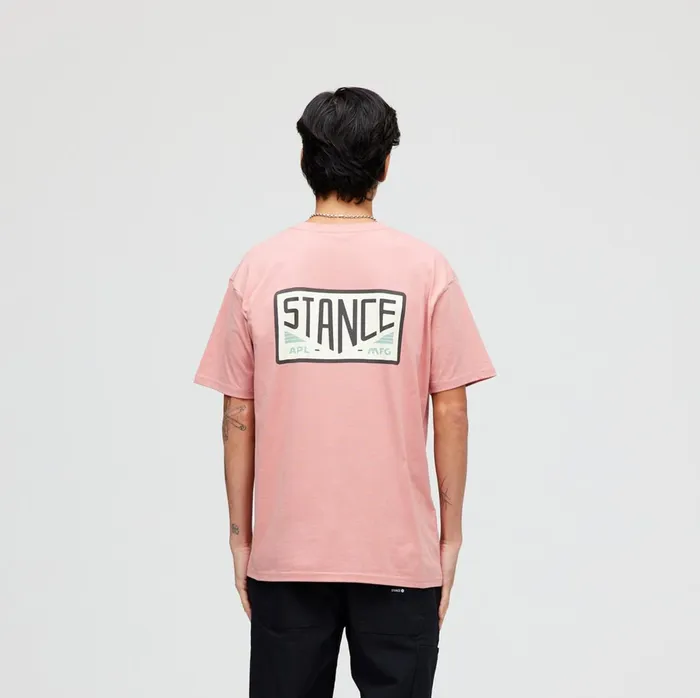 Men Reserved TShirt Dustyrose Stance Graphics