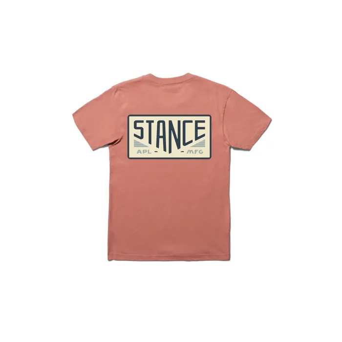 Men Reserved TShirt Dustyrose Stance Graphics