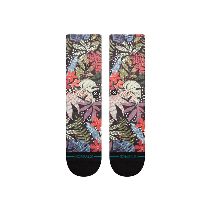 Men Secret Garden Poly Crew Socks Multi Stance Crew