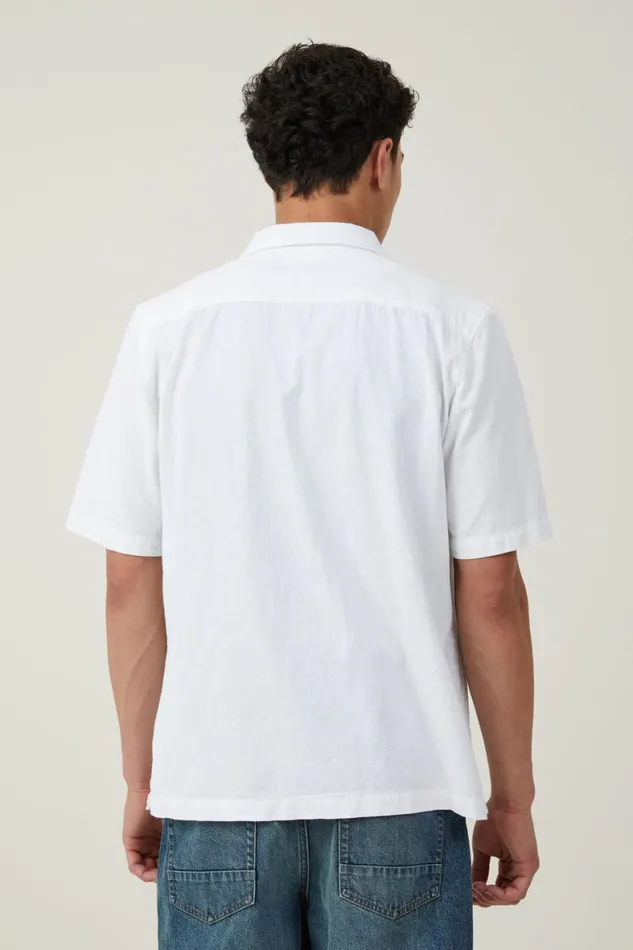Men Shirts and Polos Cotton On Ford Mechanic Short Sleeve Shirt Lcn For White