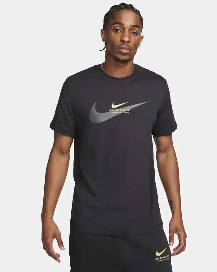 Men Sportswear Black Nike Tops And TShirts