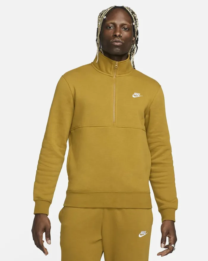 Men Sportswear Club Bronzinebronzinewhite Nike Hoodies And Sweatshirts