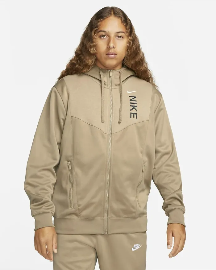 Men Sportswear Hybrid Khakikhakikhaki Nike Hoodies And Sweatshirts