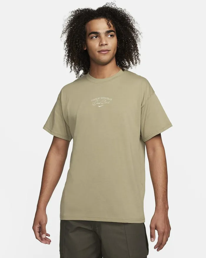 Men Sportswear Neutral Olive Nike Tops And TShirts