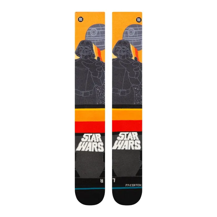 Men Star Wars X Poly Snow OTC Socks Lord Vader 8211 Black Stance Over The Calf