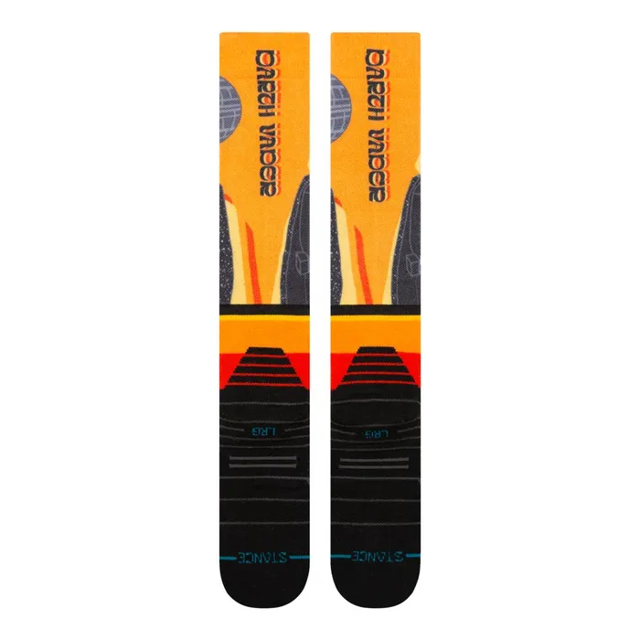 Men Star Wars X Poly Snow OTC Socks Lord Vader 8211 Black Stance Over The Calf